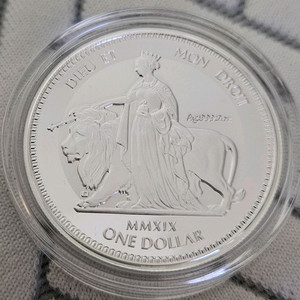 2019 British Virgin Islands 2온스 (브리티시 버진 아일랜드 우나 앤드 더 라이온) 이미지