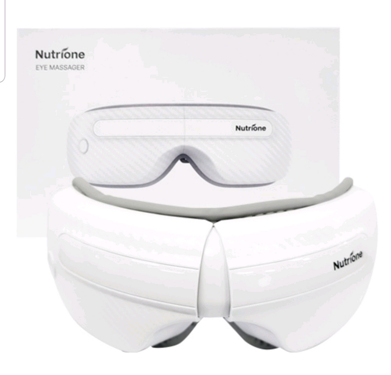 뉴트리원 눈 마사지기 눈마사지기 공기압모드 온열모드 눈마사지 눈 마사지 공기압 모드 새상품 (미사용)--0