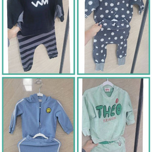 (유아90-100사이즈) 래핑차일드.해피랜드.알로앤루.베베드피노 상하복 이미지