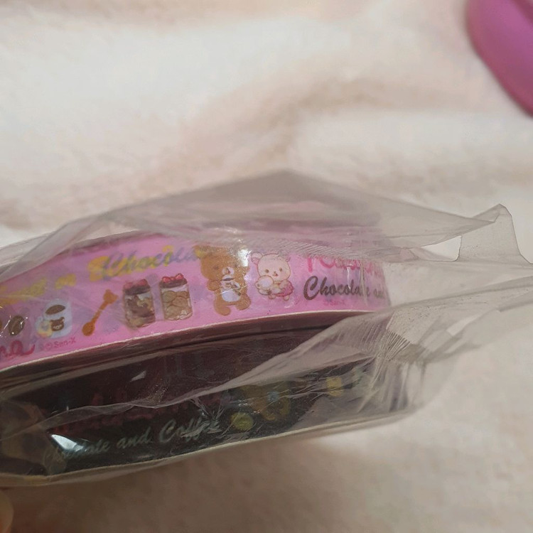 미개봉&일괄) 고전 마테 리락쿠마 코리락쿠마 마스킹 테이프 마테 다꾸 다이어리 캐릭터 문구 고전문구 빈티지 문방구 이미지