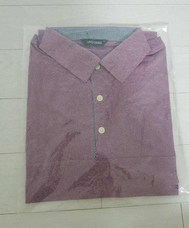 반팔 카라티 사이즈 105 티셔츠 새상품 (미사용)--1