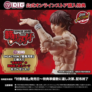 DIGACTION 1/24 바키 한마 바키 (특전파츠 추가헤드), DIGACTION 1/24 하나야마 카오루 일반판