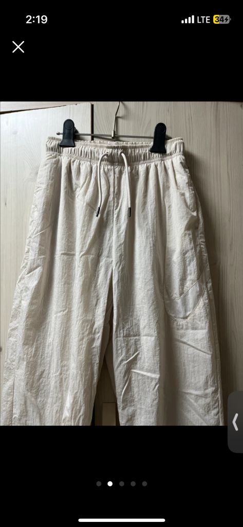 나이키 에센셜 우븐팬츠 트레이닝 팬츠 조거팬츠 나일론 바스락 S--1