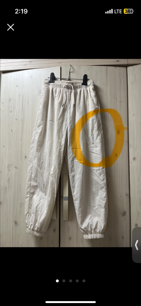 나이키 에센셜 우븐팬츠 트레이닝 팬츠 조거팬츠 나일론 바스락 S--2