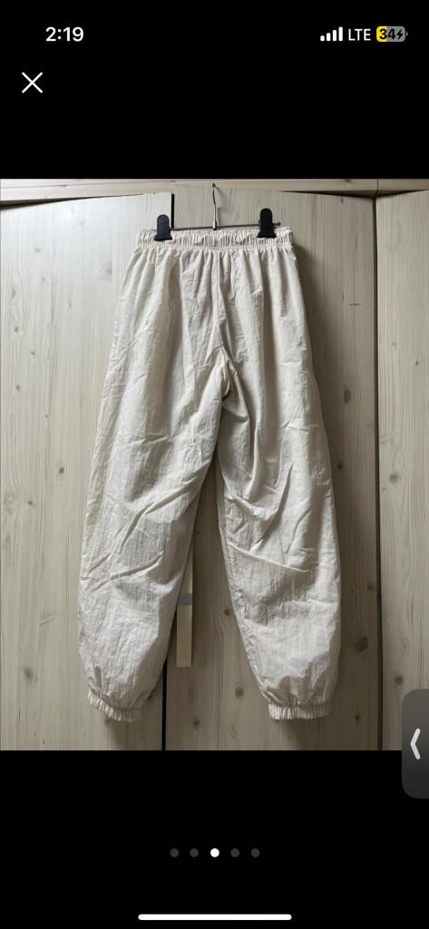 나이키 에센셜 우븐팬츠 트레이닝 팬츠 조거팬츠 나일론 바스락 S--3