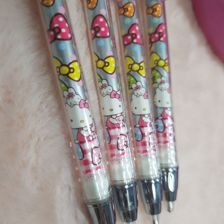 새상품) 고전 희귀 리본 헬로키티 산리오 빈티지 레트로 샤프 캐릭터 다꾸 고전문구 학용품 필기구 y2k 갸루 빈티지 이미지