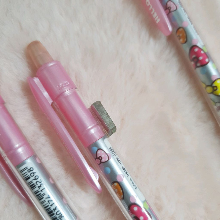 새상품) 고전 희귀 리본 헬로키티 산리오 빈티지 레트로 샤프 캐릭터 다꾸 고전문구 학용품 필기구 y2k 갸루 빈티지 이미지