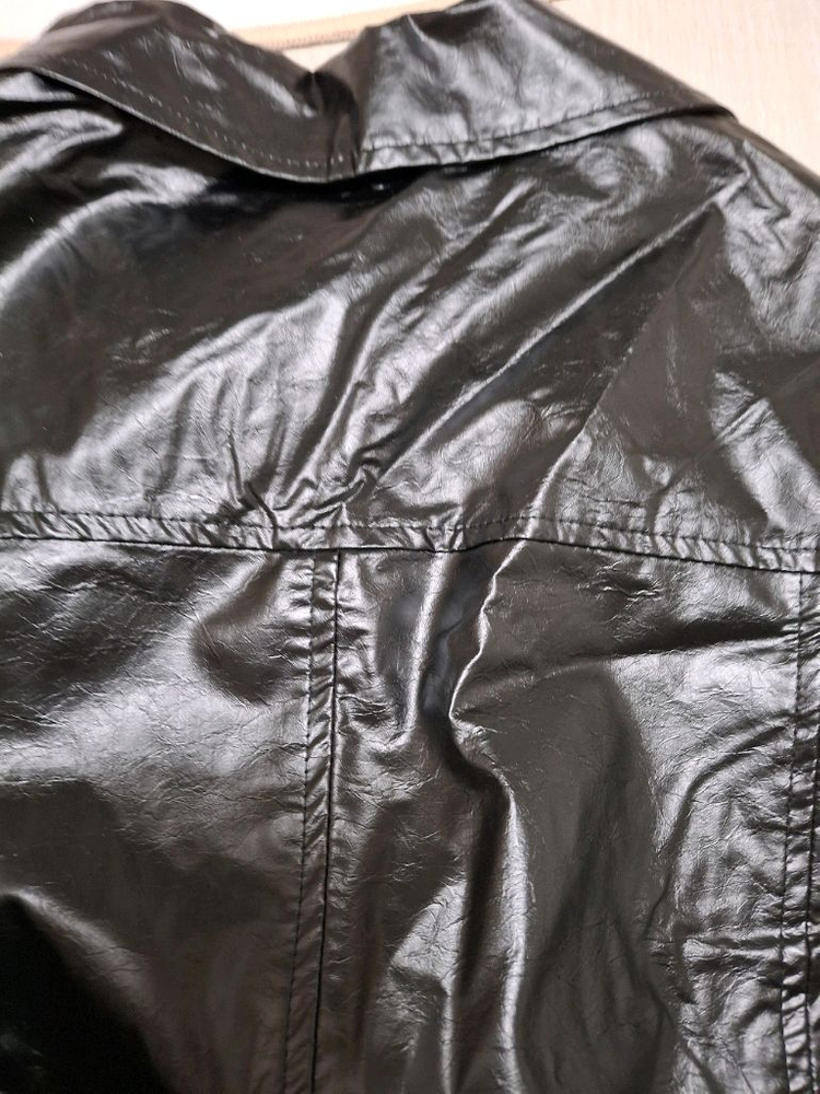 블랙 레더 자켓,Avandress 레더 숏 자켓,레더집업,바람막이 이미지