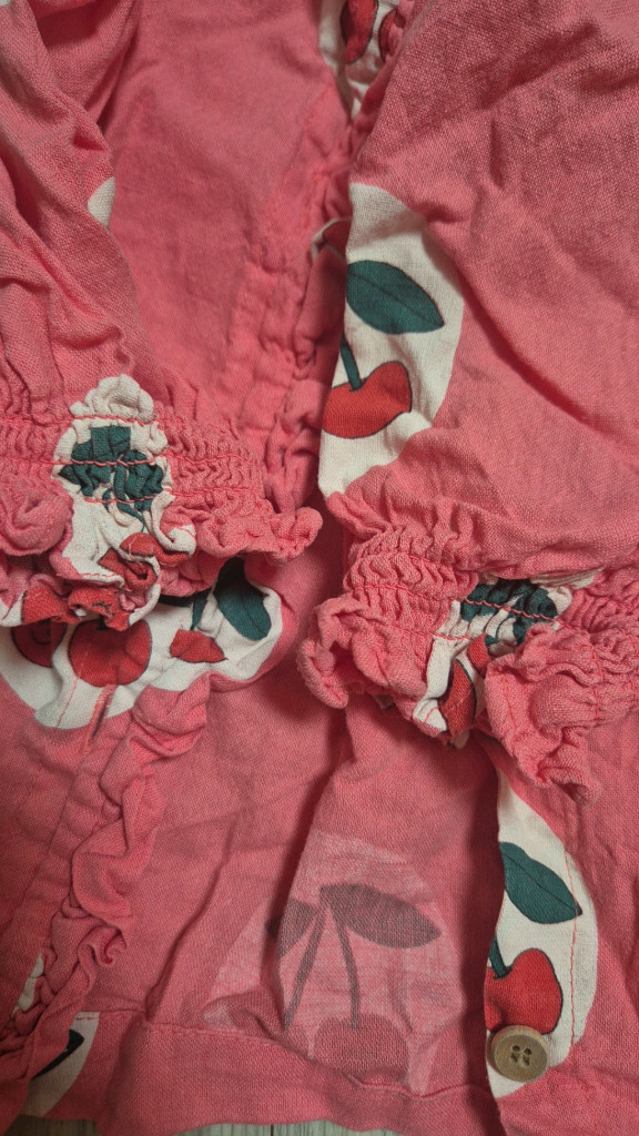 리미떼두두 체리 블라우스 상의 s--5