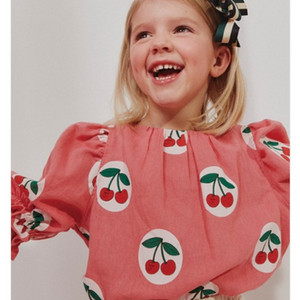 리미떼두두 체리 블라우스 상의 s