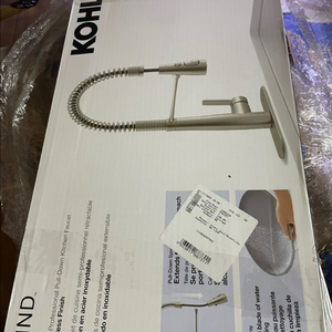 kohler vind 콜러 바인드 거위목 주방수전. 시중가의 반가격