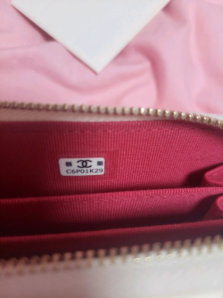 정품)급처미사용새상품!샤넬 하트 지갑 지퍼돌이 카드지갑 이미지