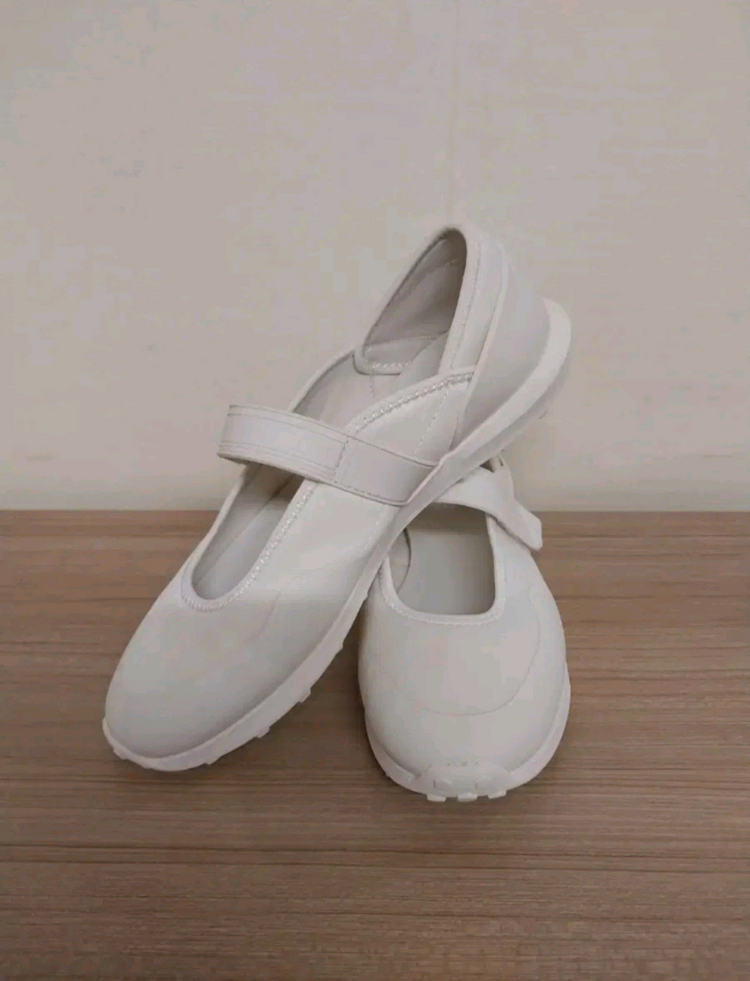 여성 자라 스포츠 발레리나 크림화이트 플랫슈즈 (245) 이미지