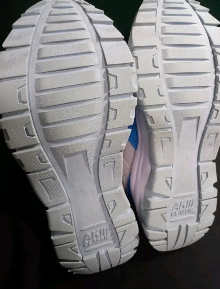 여성 아키(AKIII)클래식 로드롤러 그레이 퍼플 트래킹 운동화 (235--8