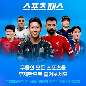 쿠팡 스포츠패스 1년권 5만원 이미지