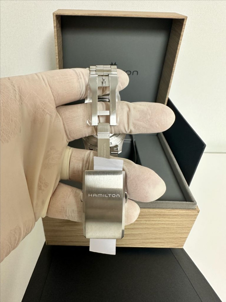 해밀턴 카키필드 오토 38mm 그린 다이얼 시계 이미지