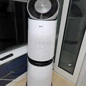 LG 퓨리케어 360도 클린부스터 공기청정기 2단 AS281DAW 이미지