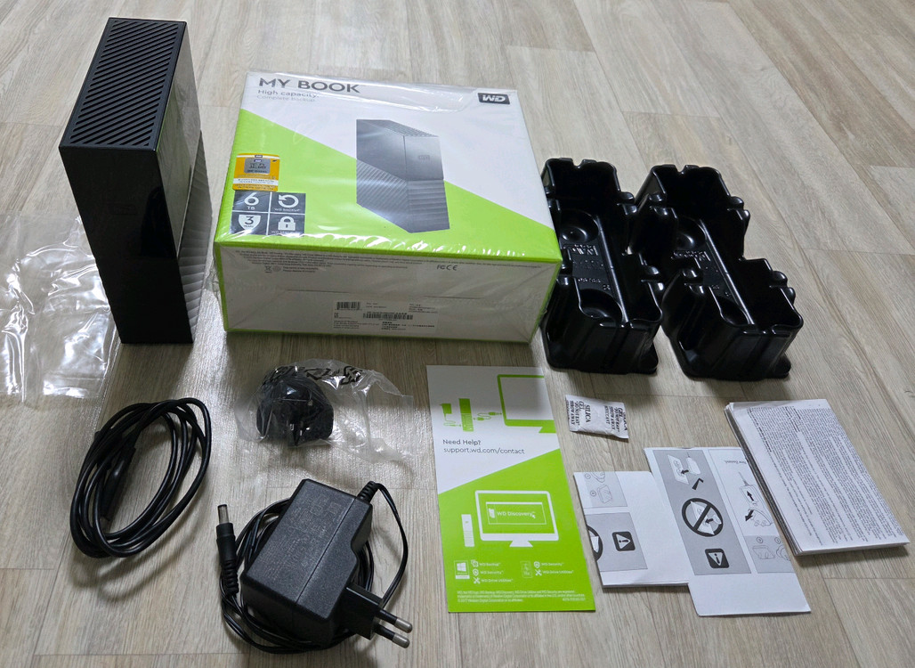 Western Digital WD My Book 6TB 국내 정발 풀박 외장 하드 CMR HDD--2