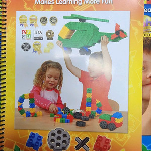 몰펀 유아 교육용 블록 세트 1박스 이미지