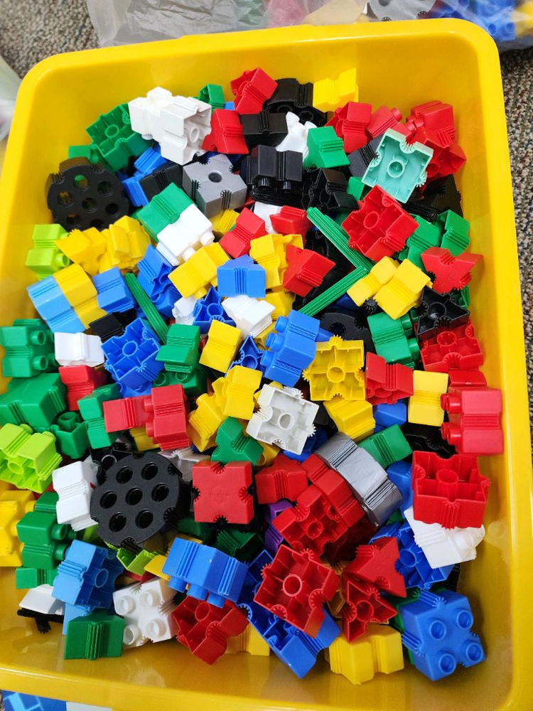 몰펀 유아 교육용 블록 세트 1박스 이미지