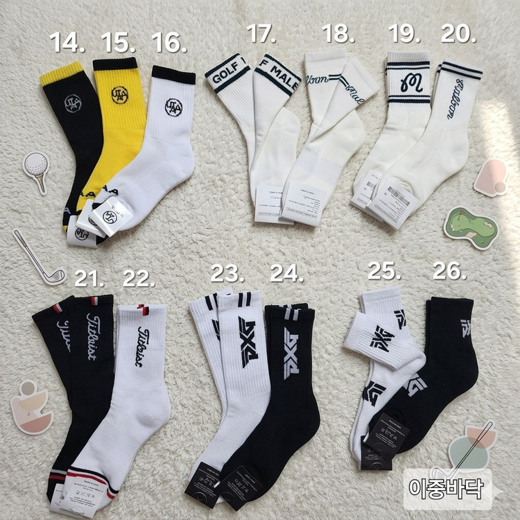 말본 타이틀 pxg 유타 골프양말 (5+1 이벤트!) 이미지