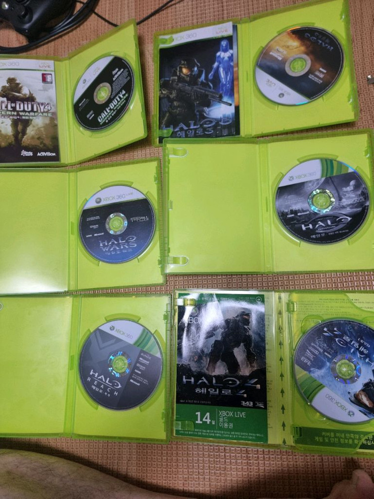 XBOX360 헤일로 시리즈 콜오브듀티 이미지