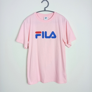 휠라/핑크 면 반팔 티셔츠 S 165 14 15/라덴 이미지