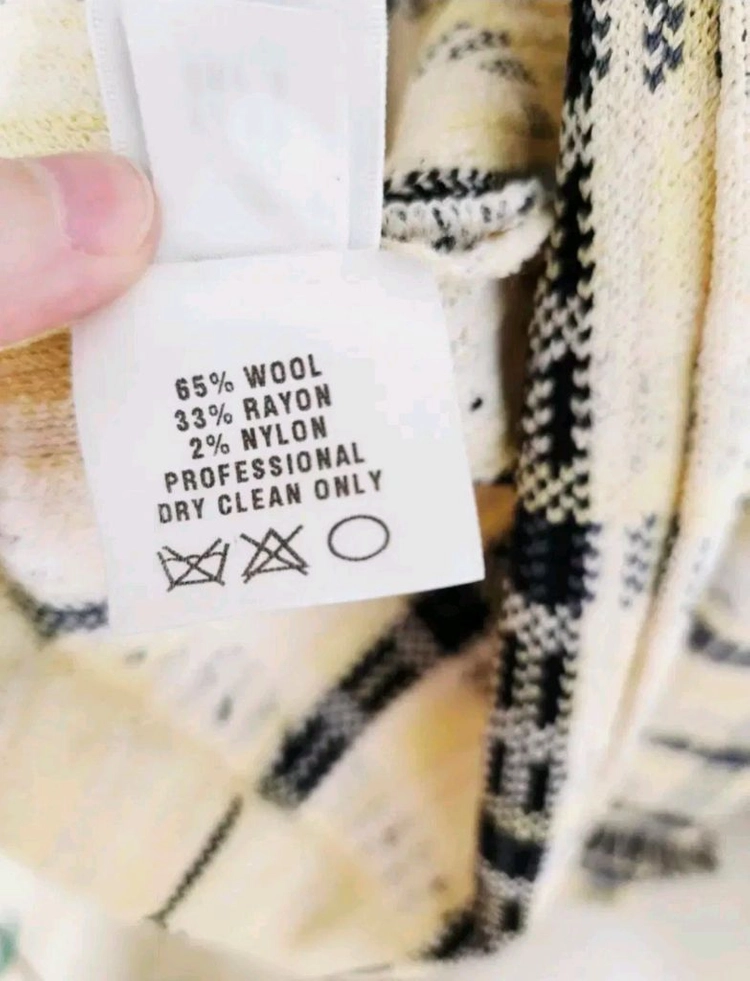 센존 컬렉션 봄트위드 집업 자켓 MADE IN USA 프린지 디테일 이미지