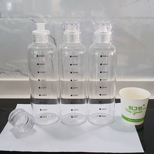 500ml 강화유리 오일병 개당 (새상품) 이미지