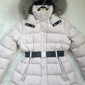 무스너클 실버폭스 벨티드 패딩