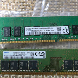 DDR4 16GB 메모리 2개 세트 이미지