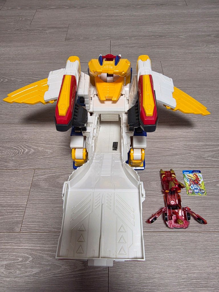 터닝메카드W 윙라이온 (1,2단계 변신 OK)+카이온+메카드1장 (카이온) 이미지