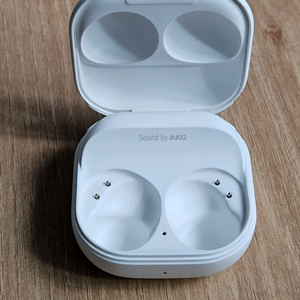 갤럭시 버즈2프로 화이트 충전본체 SM-R510 이미지