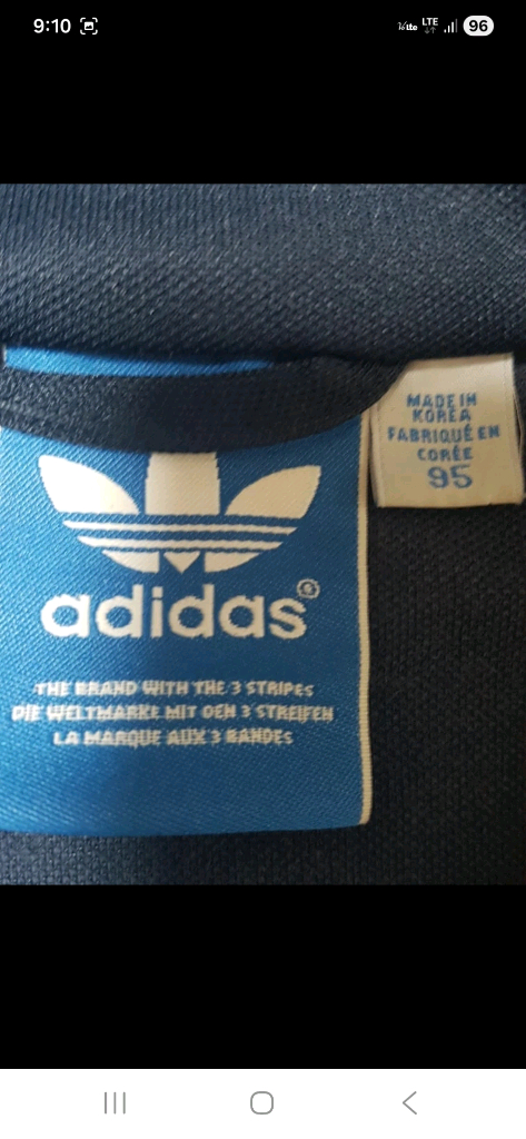 (정품 최상급)아디다스 유로파 파이어버드 트랙탑 져지, 네이비색 95--2