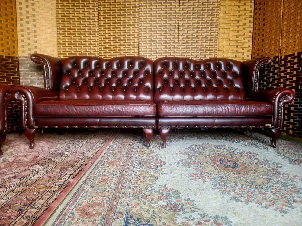 *소파맨*체스터필드디자인*엔틱소파*4인용 세트입니다 이미지