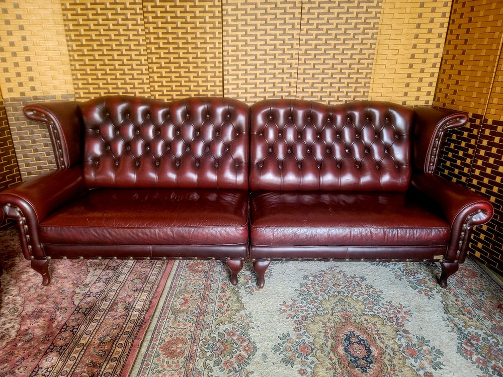 *소파맨*체스터필드디자인*엔틱소파*4인용 세트입니다 이미지
