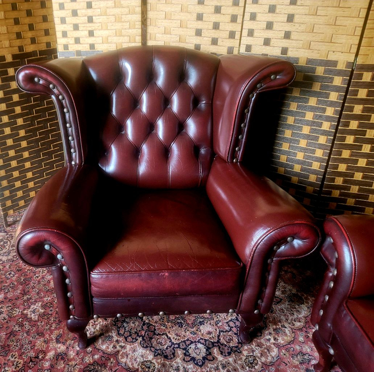 *소파맨*체스터필드디자인*엔틱소파*4인용 세트입니다 이미지