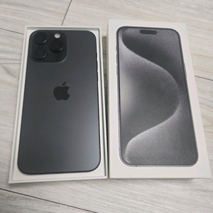 S급]아이폰15프로맥스 블랙 256GB 자급제 배터리 100%