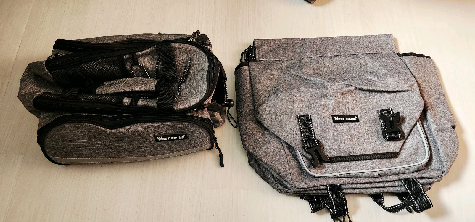 신품 자전거 패니어 가방 2종류 일괄 2만원--3