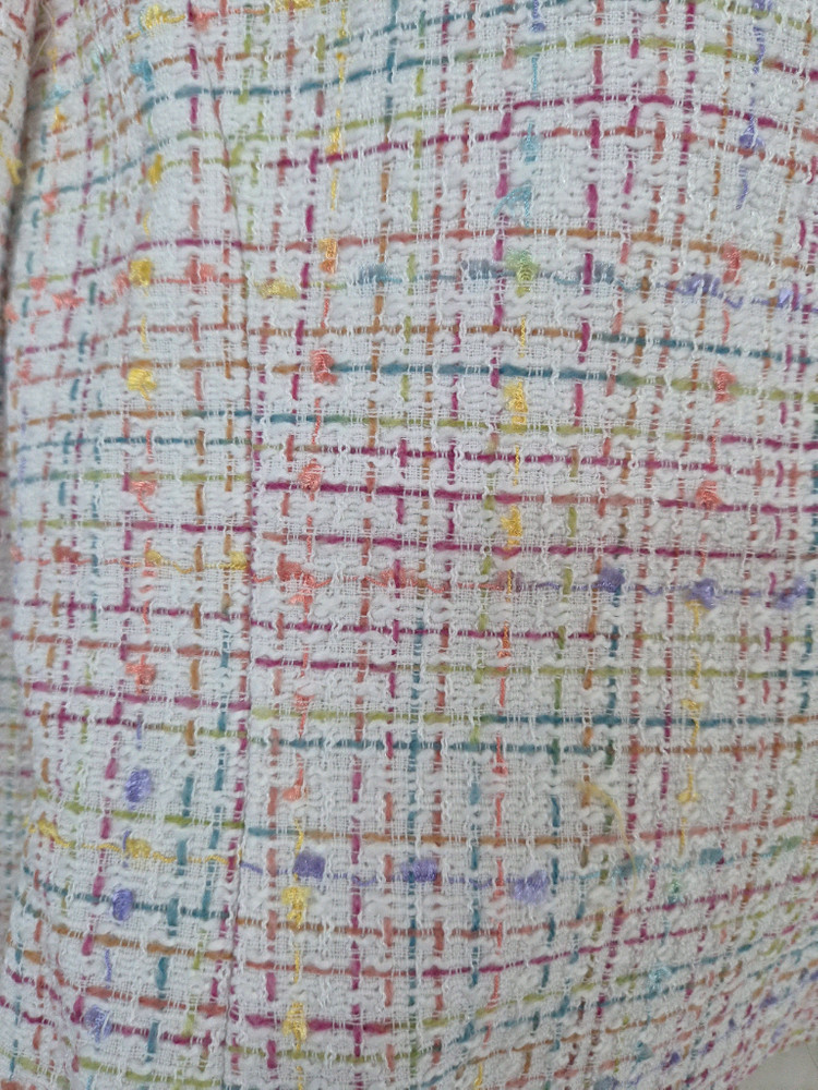 모조에스핀 파스텔체크 트위드자켓--4