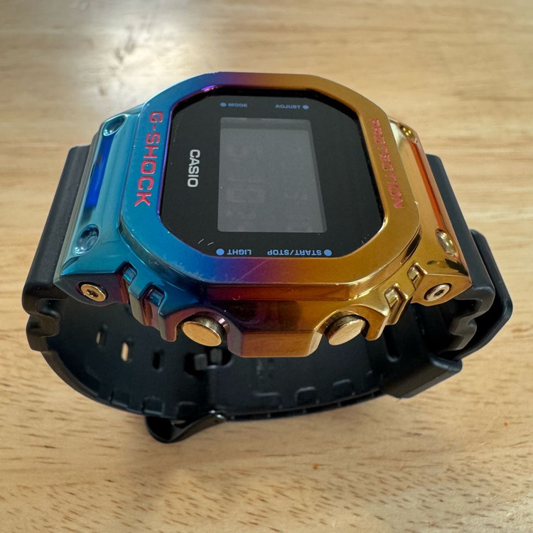 지샥 메탈 스퀘어 [GM-5600] 네온 나이트 한정판 (A급) 이미지