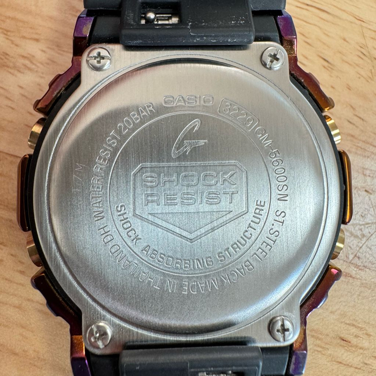 지샥 메탈 스퀘어 [GM-5600] 네온 나이트 한정판 (A급) 이미지