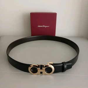 페라가모 금장 양면 가죽 벨트 정품 이미지