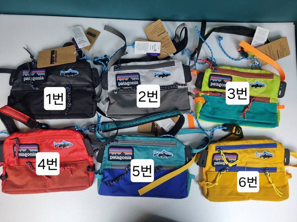 파타고니아 가방. 크로스백. 사이드백. 슬링백. 사코슈백 이미지