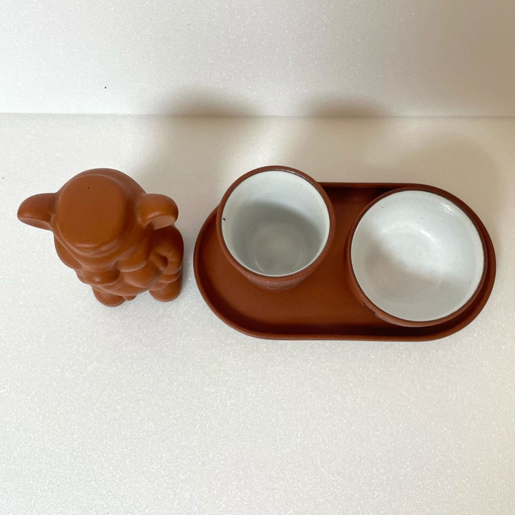 중국 미니 자사호 잔 세트 티테이블 장식 이미지