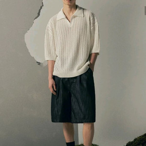 어널러코드 슬랍워싱 버뮤다 데님팬츠. 블랙. S-상태 아주 좋음