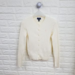 폴로 니트 가디건 키즈 L 12/14사이즈(주니어 150)