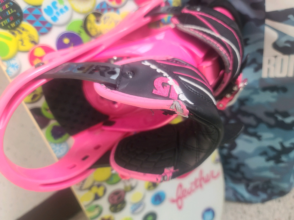 버튼 여성 스노우 보드 데크 143 바인딩 m 사이즈 가방--4