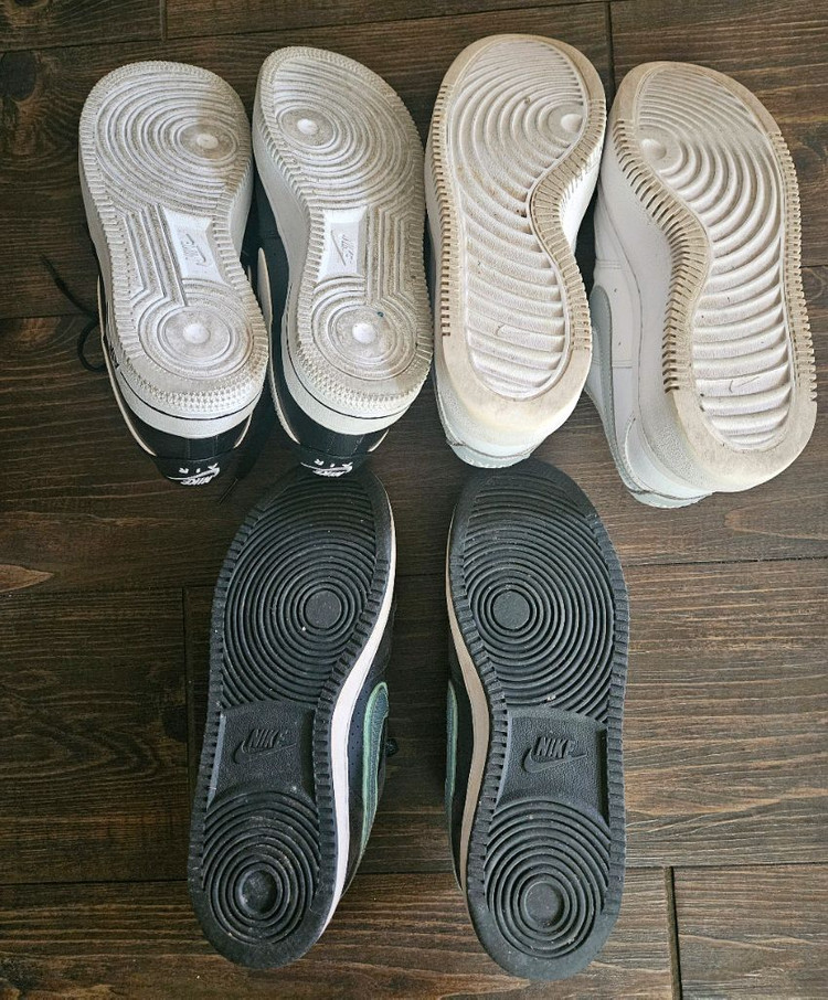 나이키 에어포스1 - 240 , 나이키 코트 비전 알타 - 245 , 나이키 포스 - 245 이미지