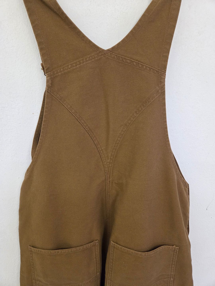 칼하트 오버롤 멜빵바지 33x32 브라운 이미지